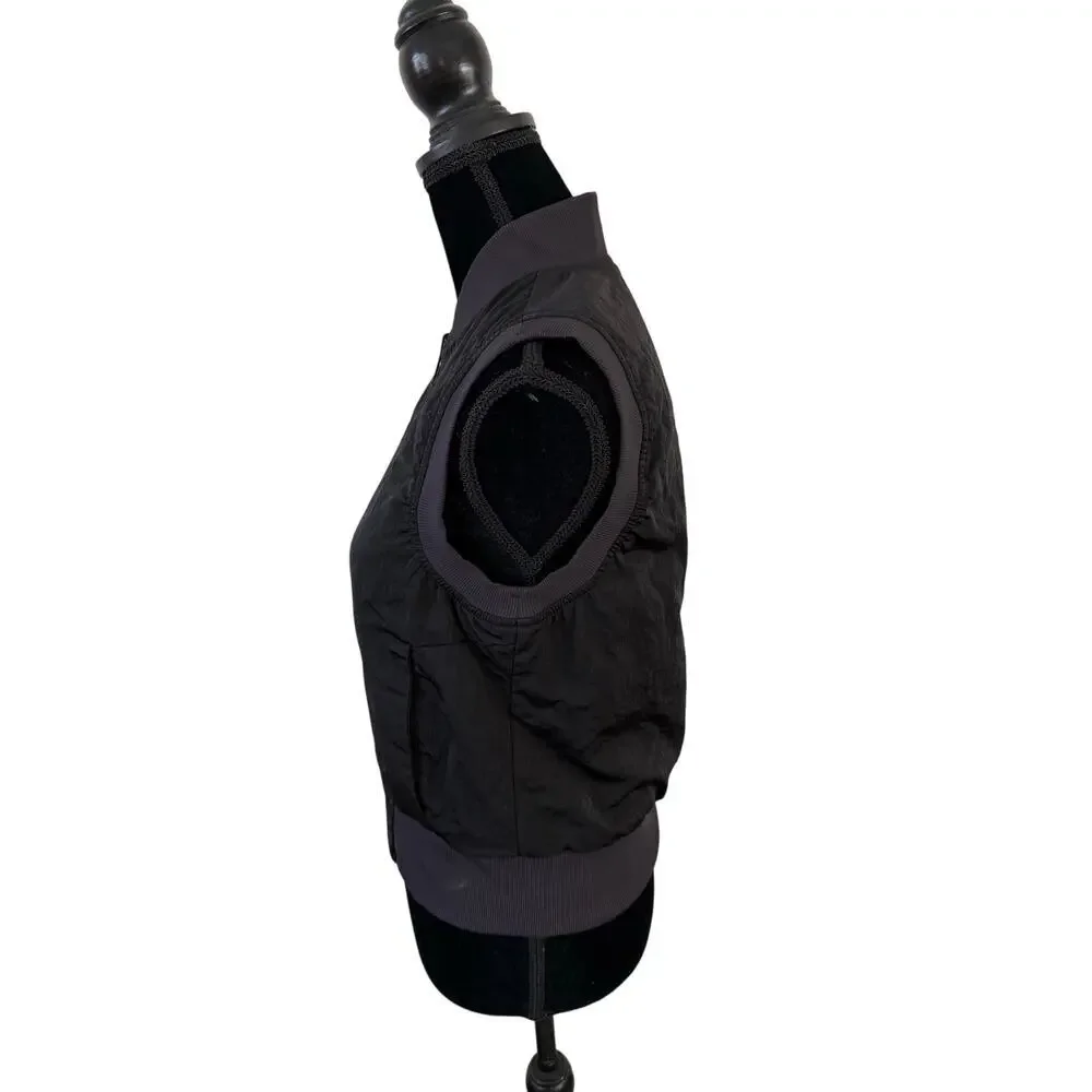 Lululemon Non-stop Bomber Vest In Black - Size 4 - Picture 4 of 6